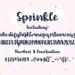 Sprinkle Font Poster 5