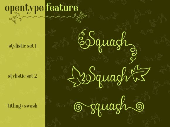 Squash Spread Font Poster 7