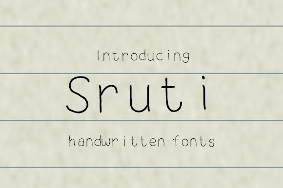 Sruti Font Poster 1