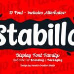 Stabillo Font Poster 1