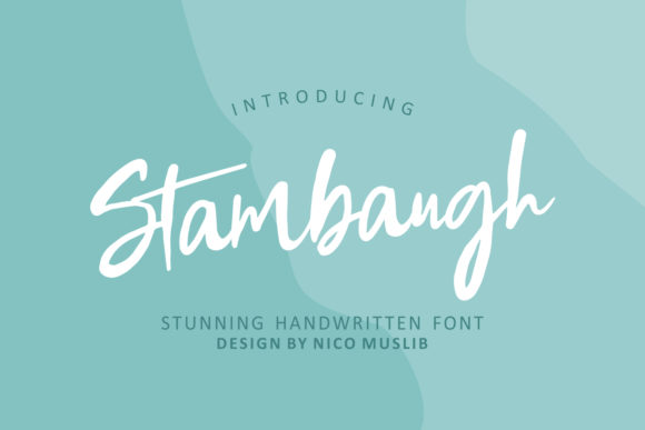 Stambaugh Font