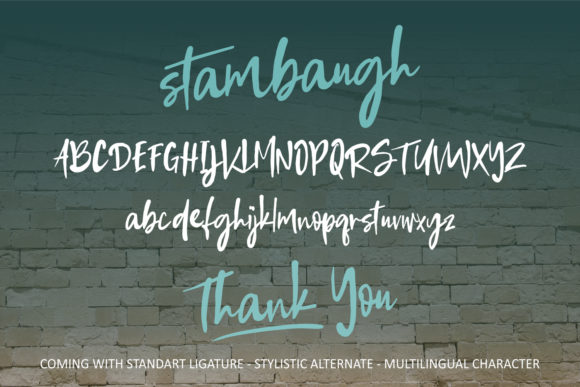 Stambaugh Font Poster 9