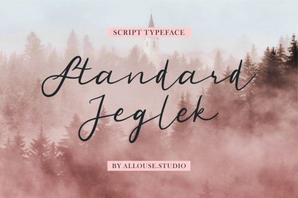 Standard Jeglek Font Poster 1