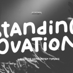 Standing Ovation Font Poster 1