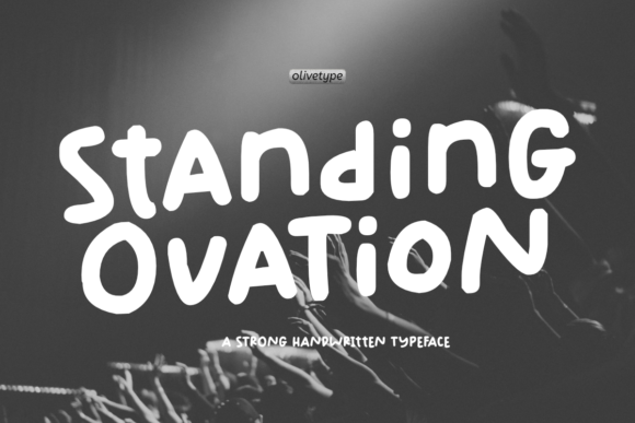 Standing Ovation Font Poster 1