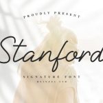 Stanford Font Poster 1