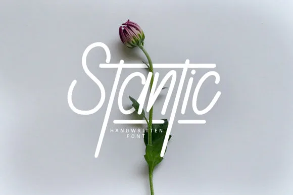 Stantic Font Stantic Font Poster 1