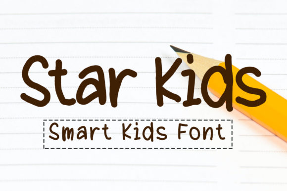 Star Kids Font Poster 1
