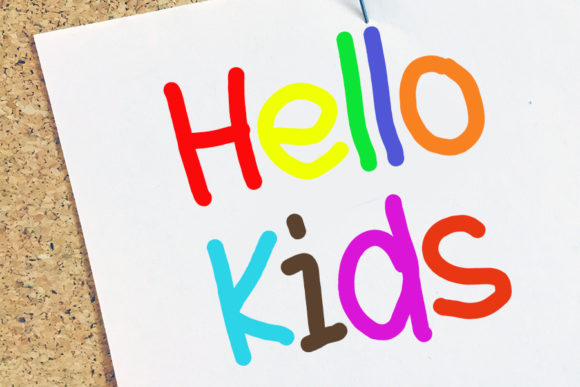 Star Kids Font Poster 2