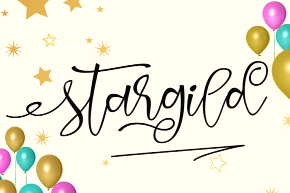 Stargild Font Poster 1