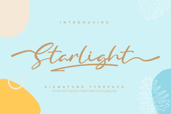 Starlight Font Poster 1