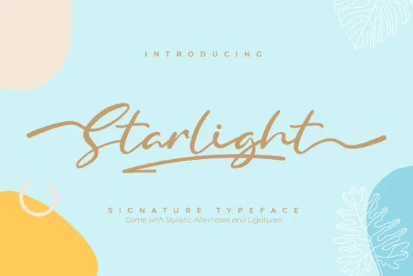 Starlight Font Starlight Font Poster 1