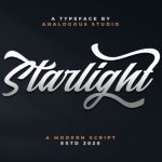 Starlight Font Poster 1