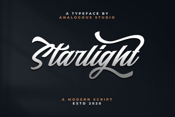 Starlight Font Poster 1