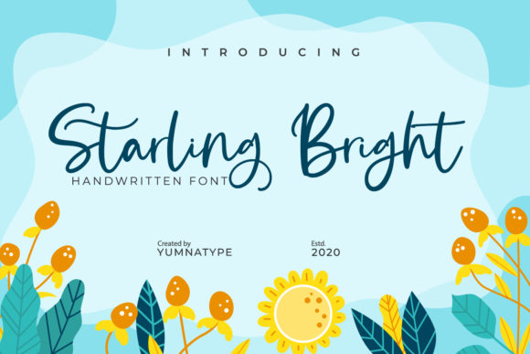 Starling Bright Font Poster 1