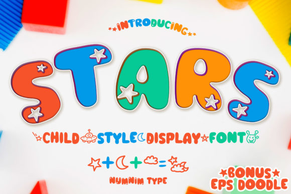 Stars Font Poster 1