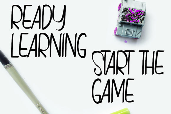 Start to School Font Poster 2