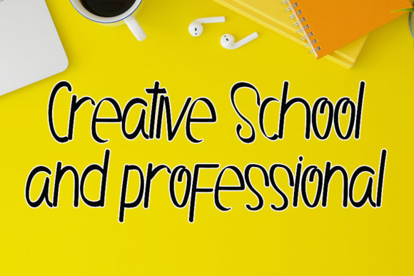 Start to School Font Poster 3