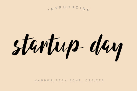 Startup Day Font