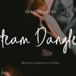 Steam Danglem Font Poster 1