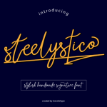 Steelystico Font Poster 1