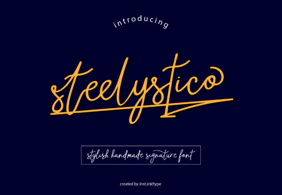 Steelystico Font Poster 1
