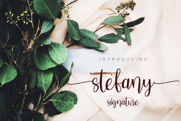 Stefany Signature Font