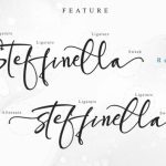 Steffinella Font Poster 8