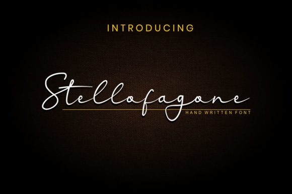 Stellofagone Font Poster 1