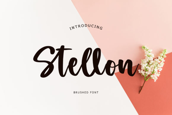 Stellon Font Poster 1