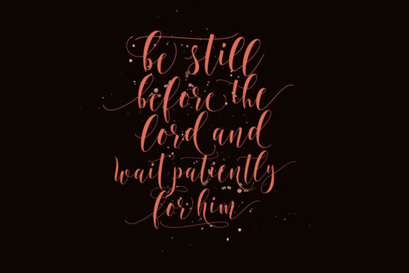 Still Shine Font Poster 2