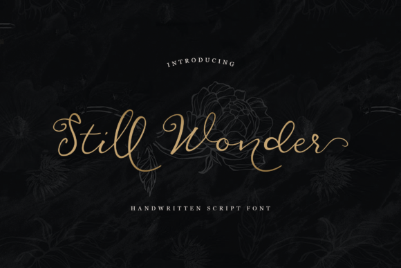 Still Wonder Font