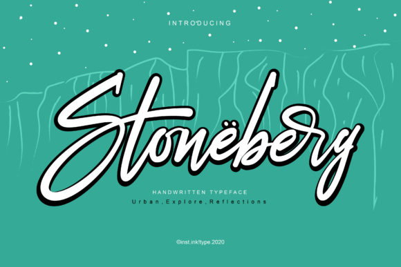 Stoneberg Font Poster 1