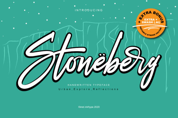 Stoneberg Font Poster 18