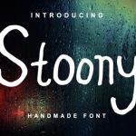 Stoony Font Poster 1