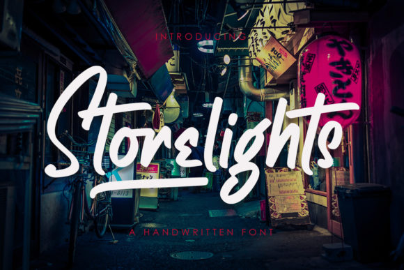 Storelights Font Poster 1
