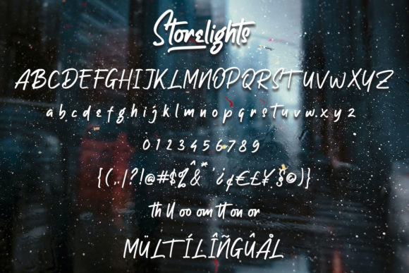 Storelights Font Poster 4