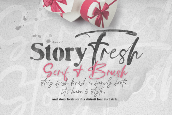 Story Fresh Font Story Fresh Font Poster 1