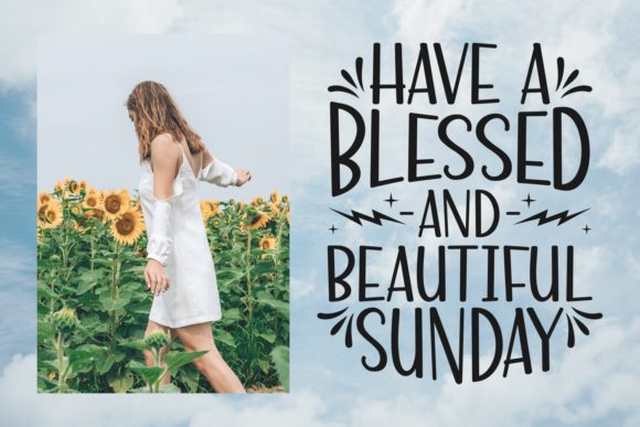 Story in Sunday Font Poster 2