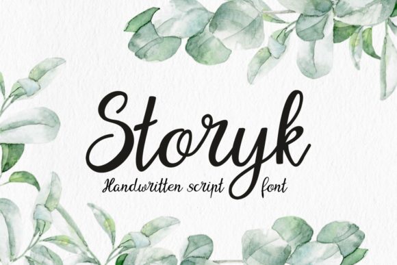 Storyk Font Poster 1