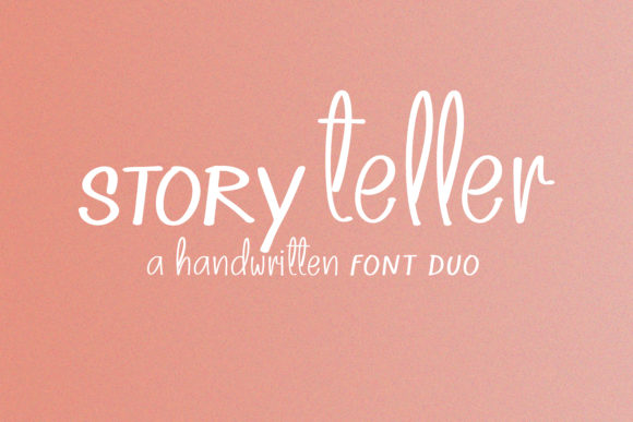 Storyteller Font Poster 1