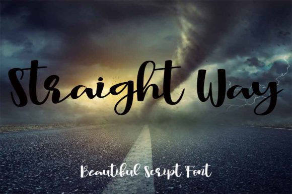 Straight Way Font