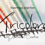 Strato Rosso Font Poster 6
