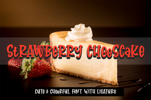 Strawberry Cheesecake Font