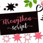 Strengthen Script Font Poster 1
