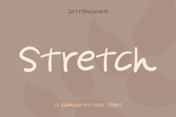 Stretch Font Poster 1