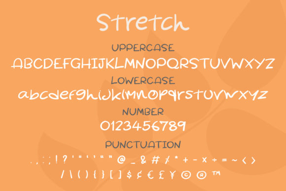 Stretch Font Poster 3