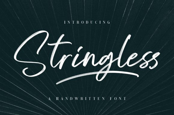 Stringless Font Poster 1