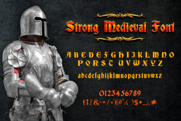 Strong Medieval Font Poster 1