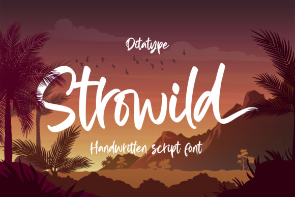 Strowild Font Poster 1